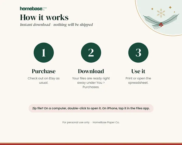 Christmas Budget & Gift Planner – how it works