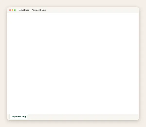 Debt Payoff Planner: Spreadsheet tab: Payment Log