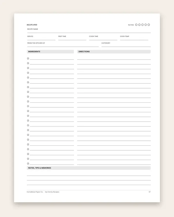 My Family Recipes (Paperback): Page 97 of 120