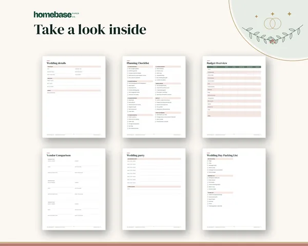 Wedding Planner Checklist – page preview