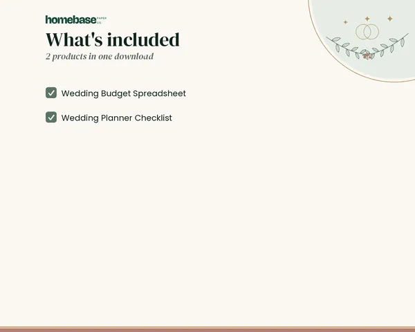 Wedding Planning Bundle – what's included