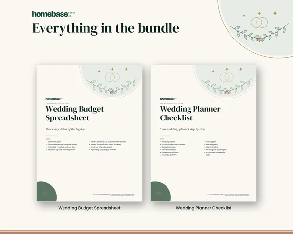Wedding Planning Bundle – page preview